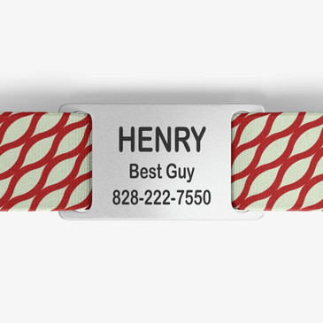 closeup of nameplate personalization